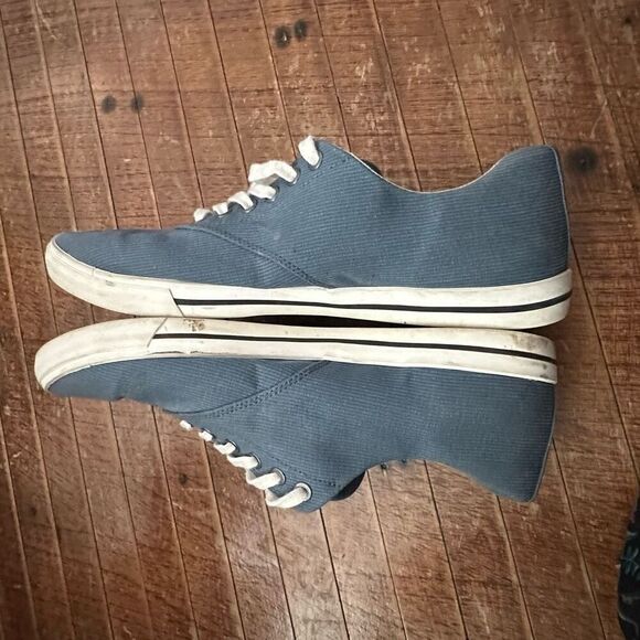 Seavee’s blue corduroy men’s size 11 lace up fashion sneakers - Picture 5 of 6